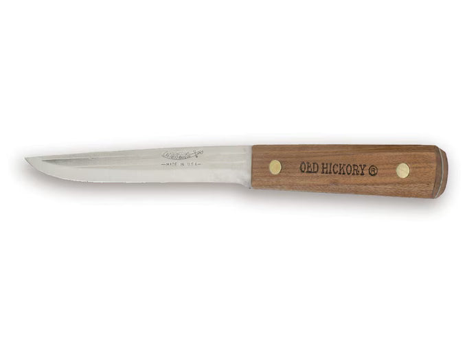 Old Hickory 72-6 Household Boning Knife 6.25" 1095 Carbon Steel Blade Hardwood Handle