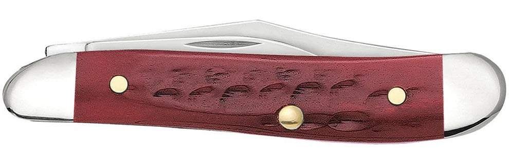 Case Pocket Worn Old Red Bone Corn Cob Jig Peanut Pocket Knife
