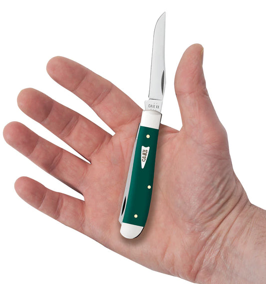 Case Smooth Spruce Green Synthetic Mini Trapper