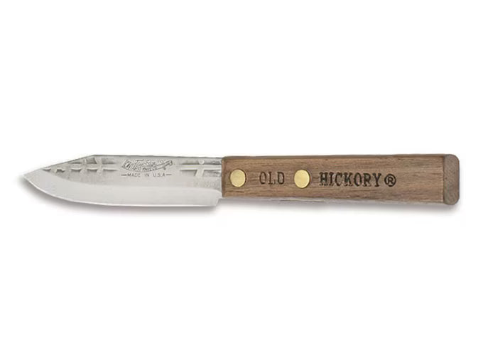 Old Hickory 753-3-1/4 Paring Knife 3.25" 1095 Carbon Steel Blade Hardwood Handle
