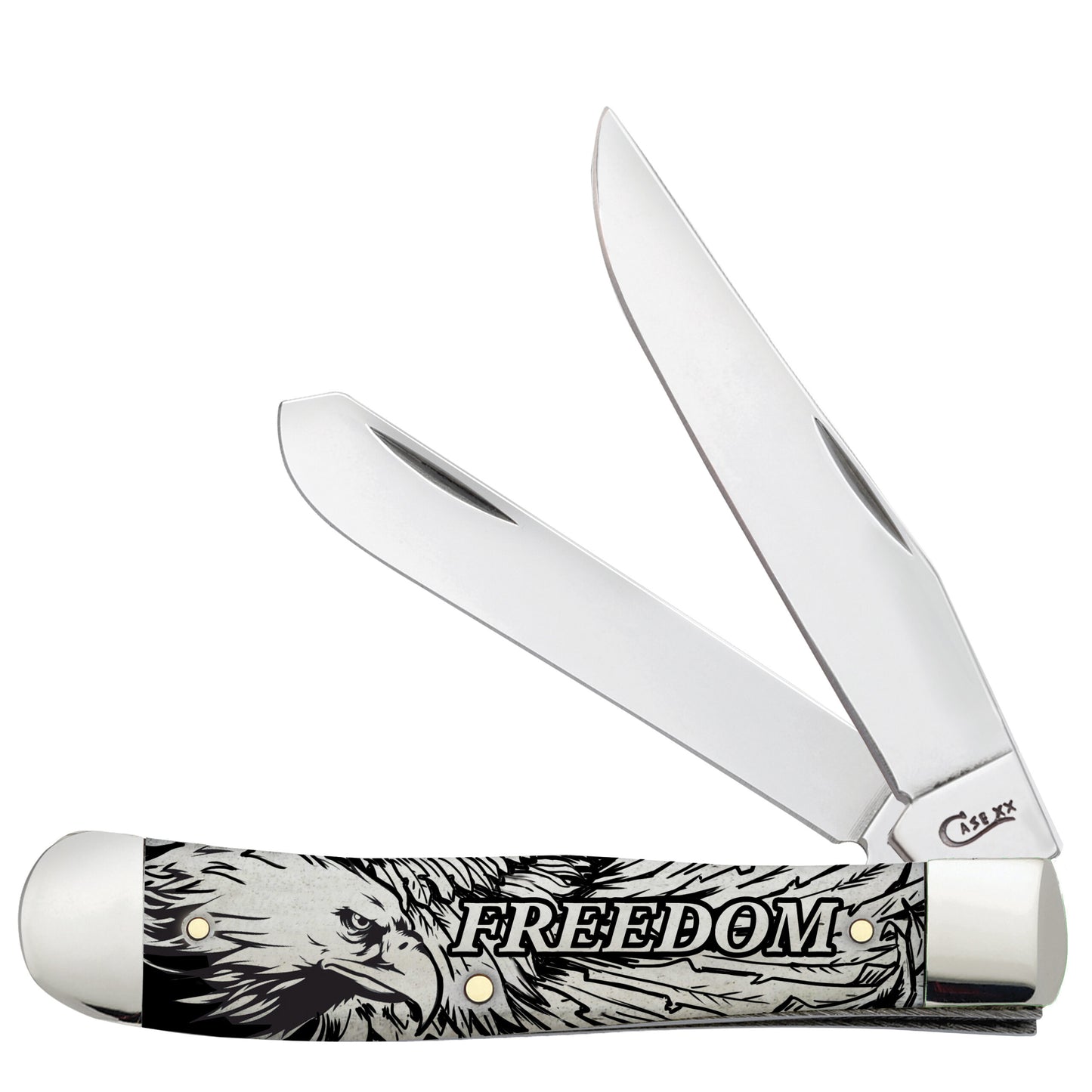 Case Patriot Series Smooth Natural Bone Freedom Trapper