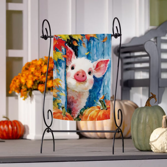 Evergreen Peyton The Playful Pig Suede Flag