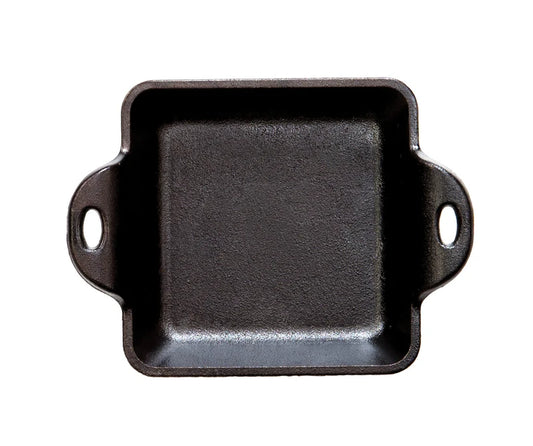 Lodge Cast Iron Heat-Treated 10 Ounce Square Cast Iron Mini Server