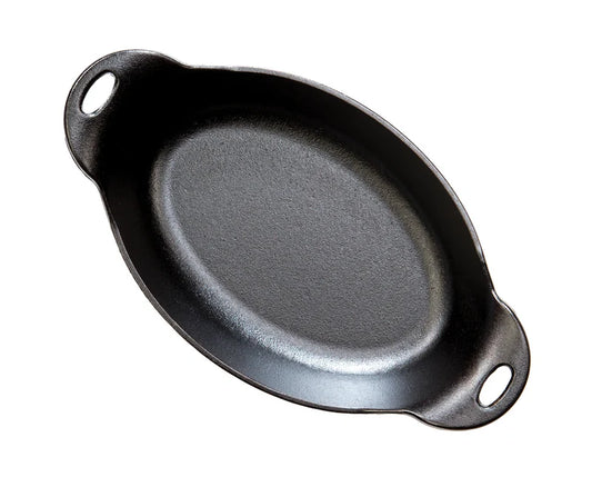 Lodge Cast Iron Heat-Treated 16 Ounce Cast Iron Oval Server