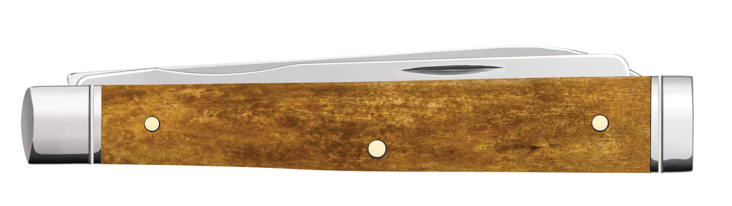 Case Knives Smooth Antique Bone Baby Doc with Fluted Bolsters