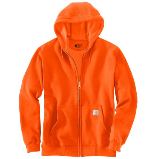 Carhartt Men's Loose Fit Midweight Full-Zip Sweatshirt (Hi Vis)