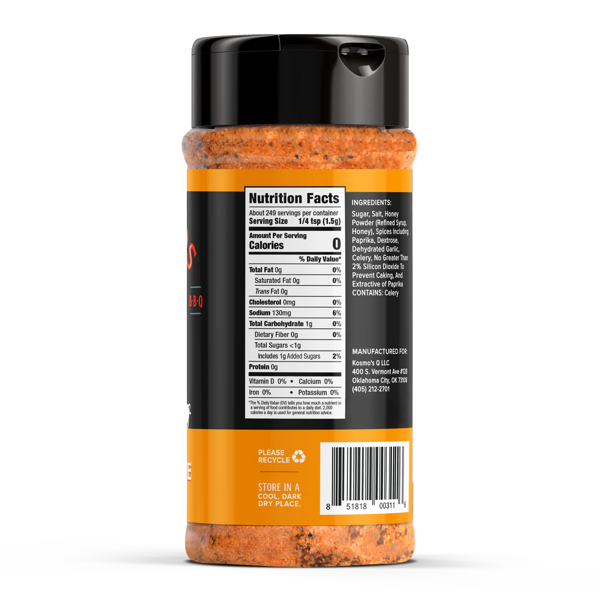 Kosmos Honey Killer Bee Dry Rub
