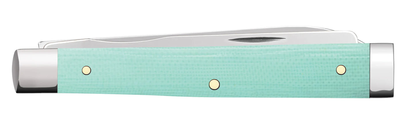 Case Knives Smooth Seafoam Green G-10 Baby Doc