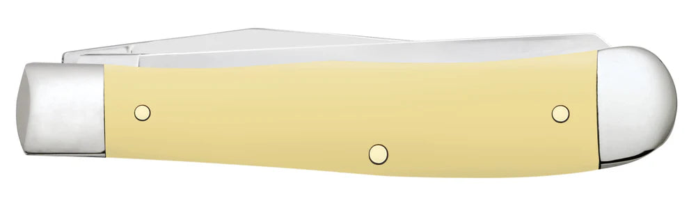 Case Don't Tread on Me® Embellished Smooth Yellow Synthetic Trapper