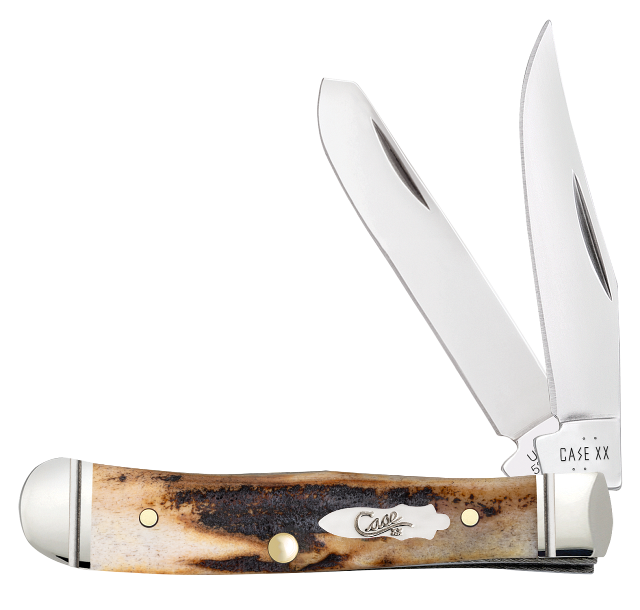Case Tiny Trapper Deer Stag 10862 Stainless Pocket Knife