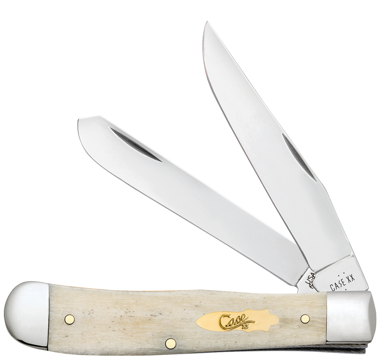 Case Natural Bone Smooth Trapper