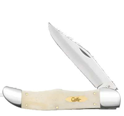 Case Natural Bone Smooth Large Folding Pocket Knife