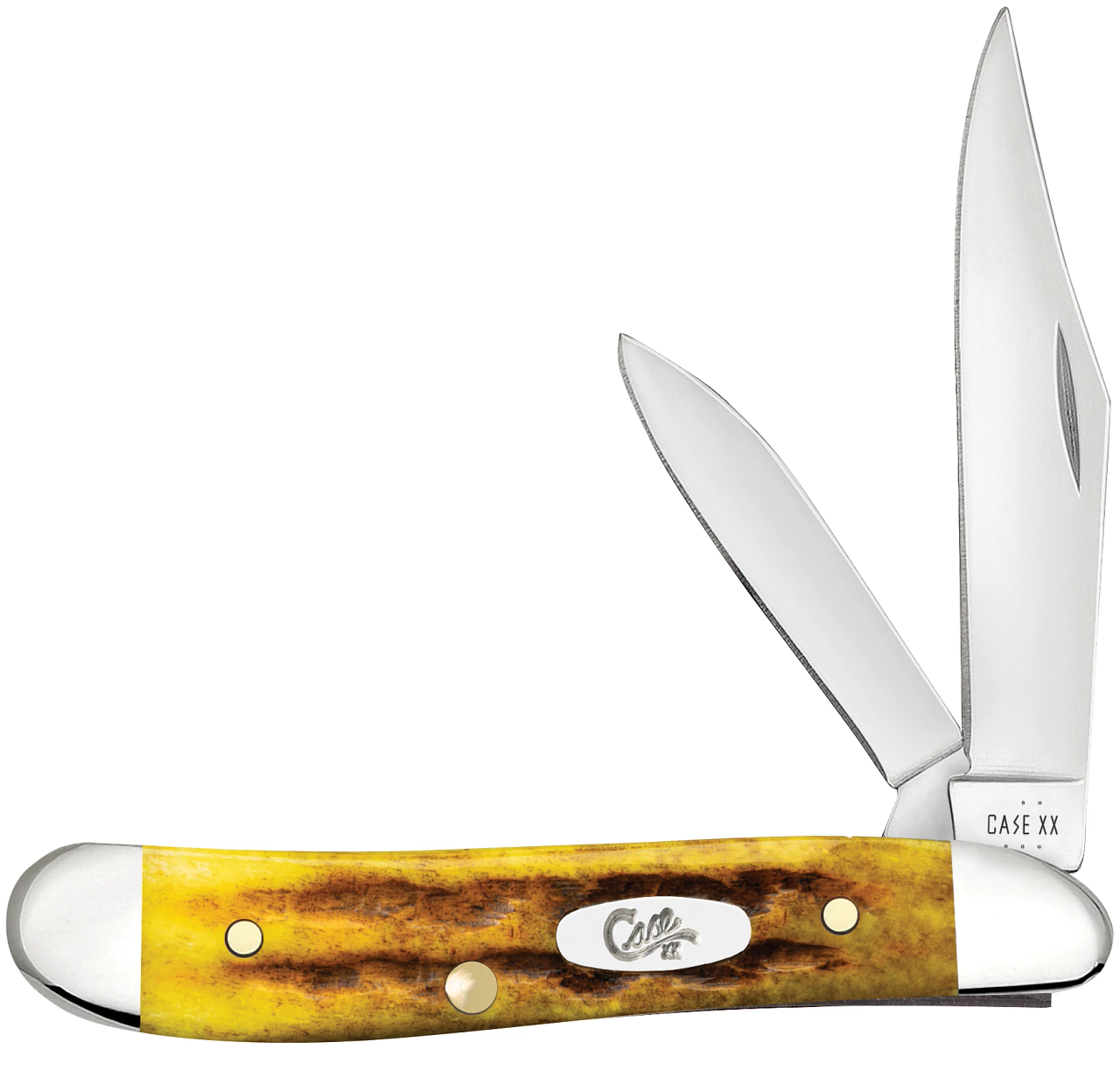 Case Peanut Heritage Honeycomb Bone Stainless Pocket Knife