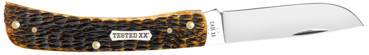Case Sod Buster Jr Burnt Amber Bone Rogers Jig