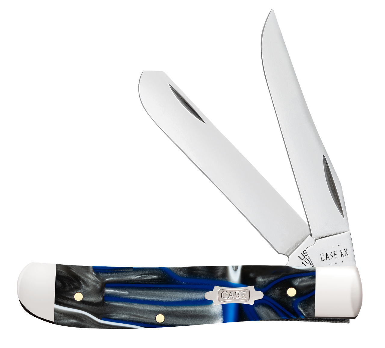 Case Knives Mini Trapper Pacific Tides Kirinite Stainless Pocket Knife