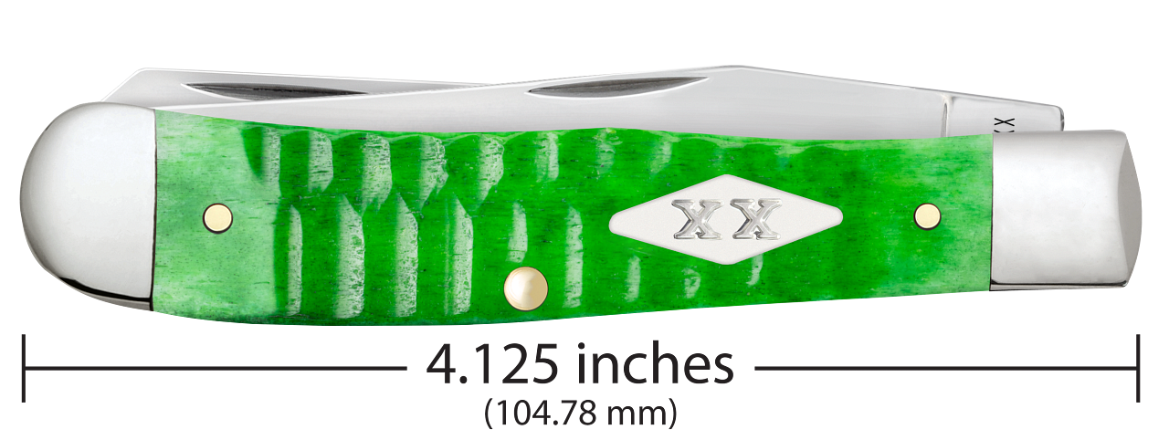 Case Bright Green Bone Gator Jig Trapper