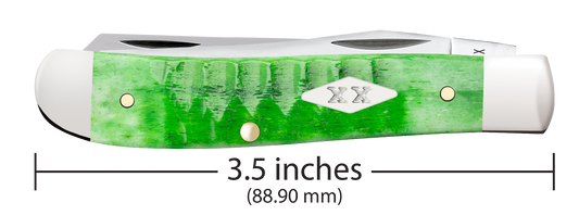 Case Bright Green Bone Gator Jig Mini Trapper