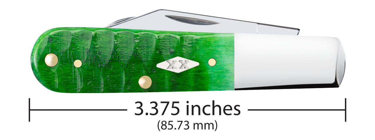 Case Bright Green Bone Gator Jig Barlow