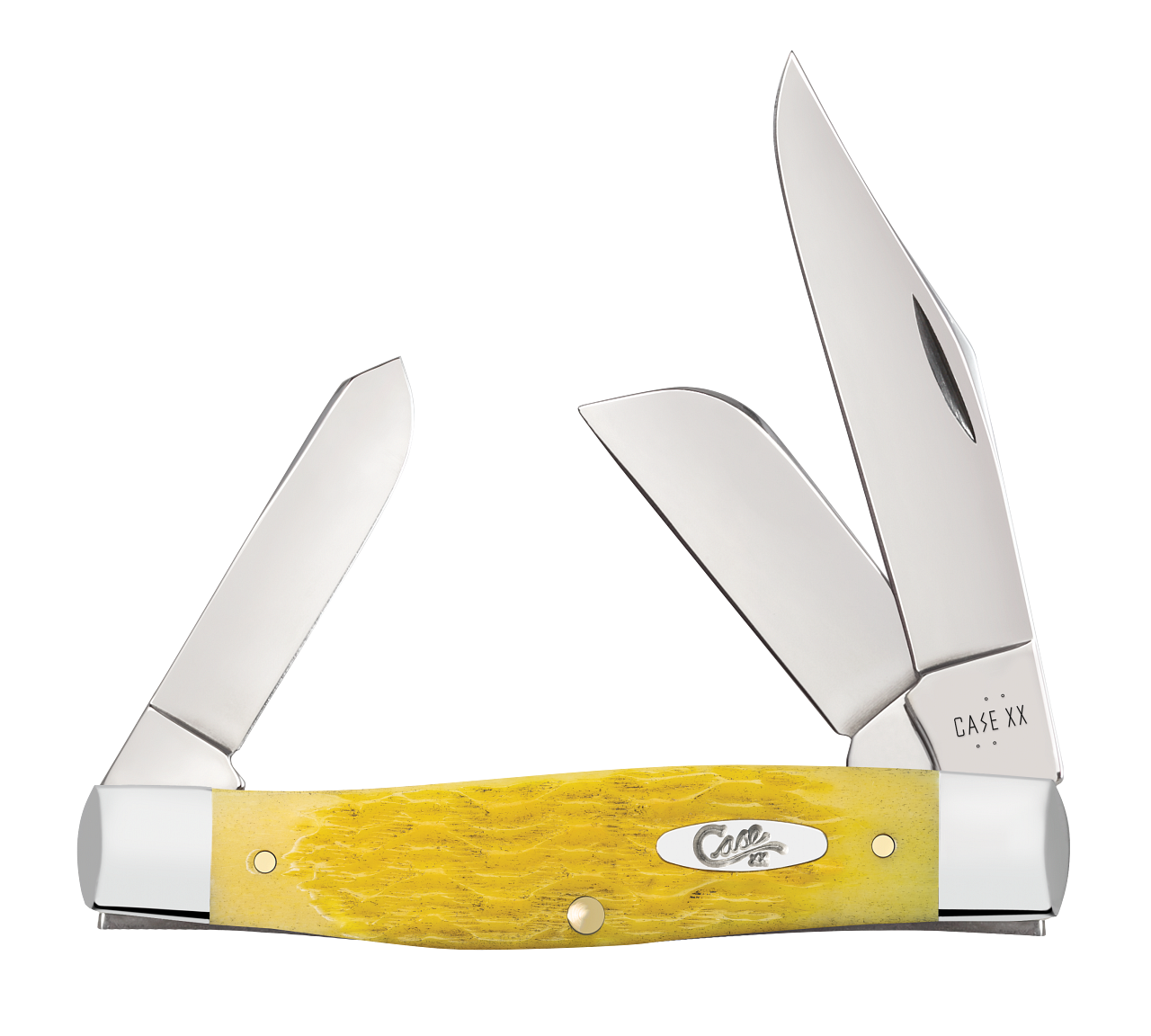 Case Yellow Bone Platts Large Stockman