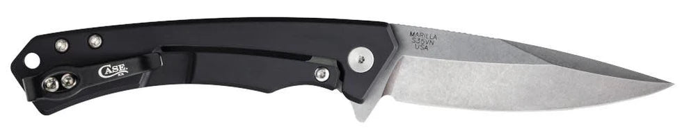 Case Black Anodized Aluminum G-10 Marilla® with S35VN Blade