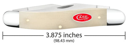 Case Muskrat 1st Run Natural Bone 84022 Stainless 1/250 Pocket Knife