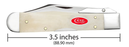 Case Smooth Natural Bone Cheetah® Cub Pocket Knife