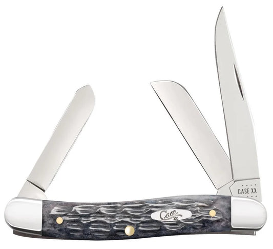 Case Stockman Pocket Worn® Crandall Jig Gray Bone Medium
