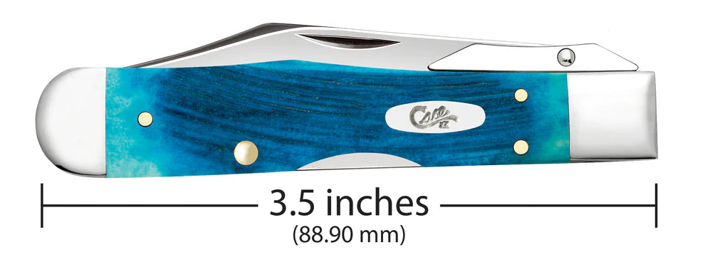 Case Sawcut Jigged Caribbean Blue Bone Cheetah® Cub