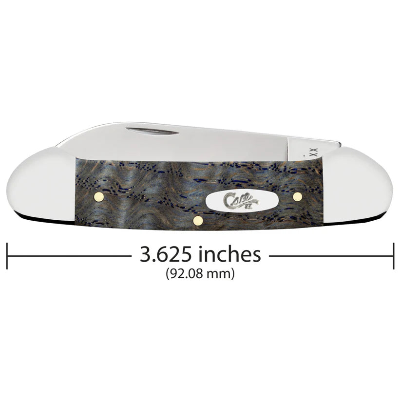 Case Smooth Blue Curly Oak Canoe
