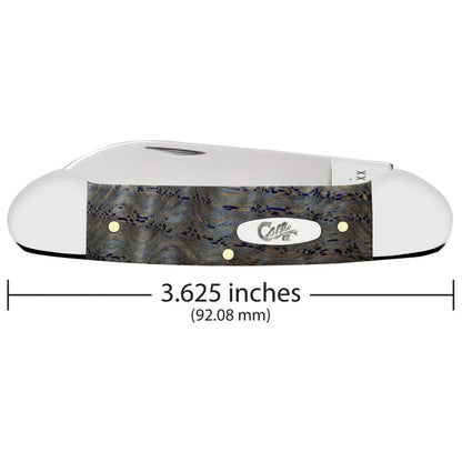 Case Smooth Blue Curly Oak Canoe