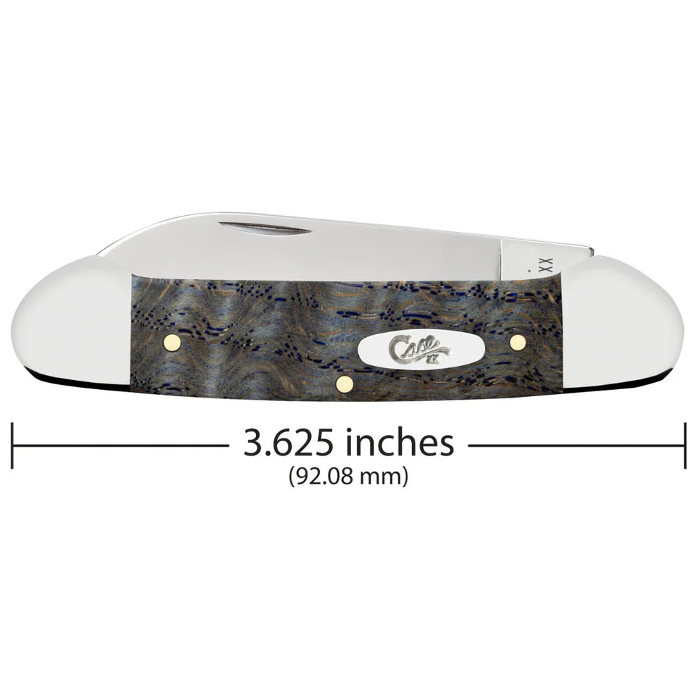 Case Smooth Blue Curly Oak Canoe