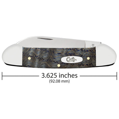 Case Smooth Blue Curly Oak Canoe