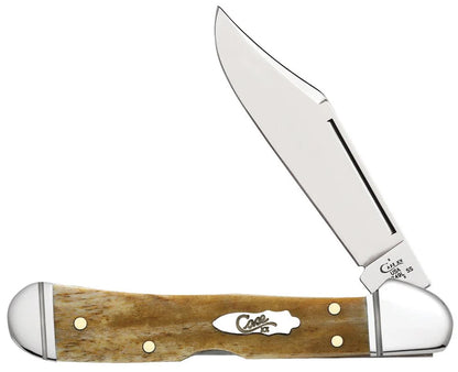 Case Smooth Antique Bone Mini CopperLock® Pocket Knife