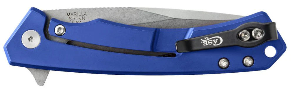 Case Blue Anodized Aluminum G-10 Marilla®