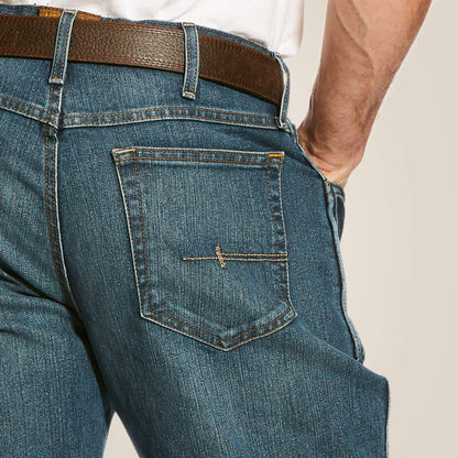 Ariat Men's Rebar M4 Relaxed DuraStretch Basic Boot Cut Jean