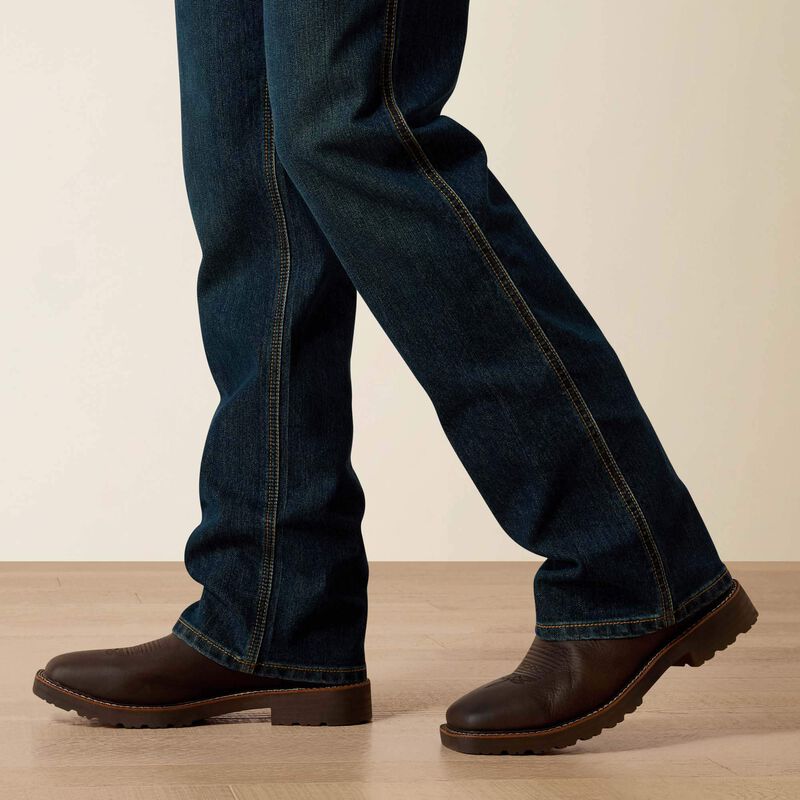 Ariat Men's Rebar M4 Relaxed Workhorse DuraStretch Boot Cut Jeans