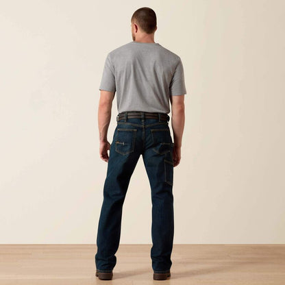 Ariat Men's Rebar M4 Relaxed Workhorse DuraStretch Boot Cut Jeans