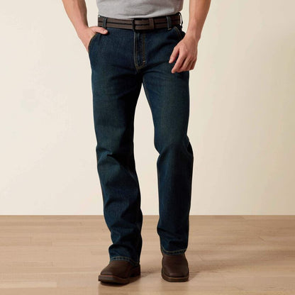 Ariat Men's Rebar M4 Relaxed Workhorse DuraStretch Boot Cut Jeans