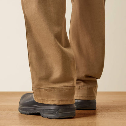 Ariat Men's Rebar M4 Relaxed DuraStretch Washed Twill Dungaree Boot Cut Pant