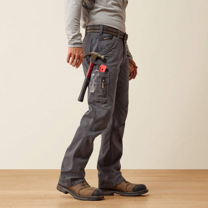 Ariat Men's Rebar M4 Relaxed DuraStretch Washed Twill Dungaree Boot Cut Pant