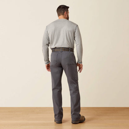 Ariat Men's Rebar M4 Relaxed DuraStretch Washed Twill Dungaree Boot Cut Pant