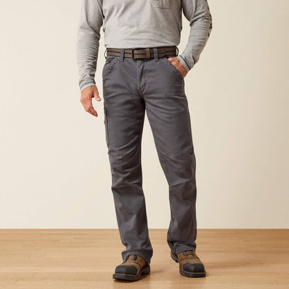 Ariat Men's Rebar M4 Relaxed DuraStretch Washed Twill Dungaree Boot Cut Pant