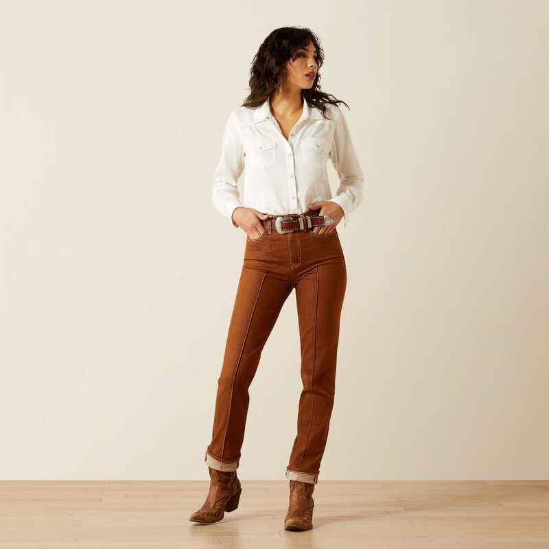 Ariat Women's Ultra High Rise Relaxed Straight Leg Jean