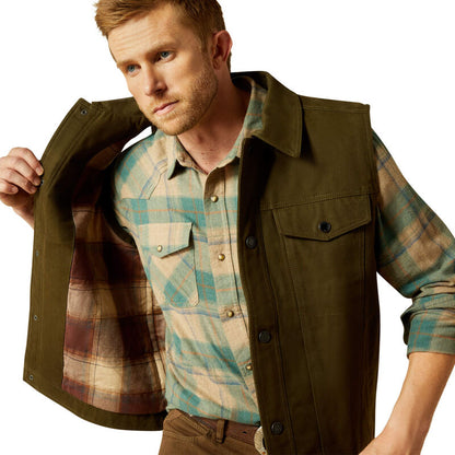 Ariat Men's Canvas Rancher Vest
