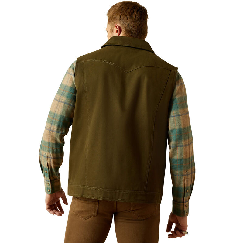 Ariat Men's Canvas Rancher Vest