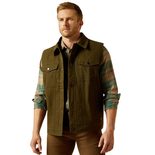 Ariat Men's Canvas Rancher Vest