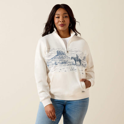 Ariat Women's Traveler 1/2 Zip Sweatshirt Long Sleeve