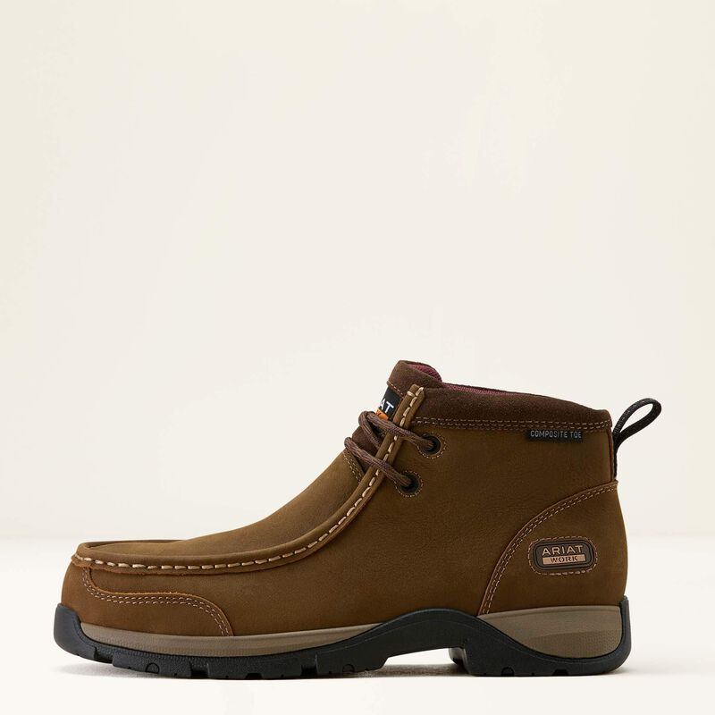 Ariat Women's Edge LTE Dark Brown Round Composite Toe Work Boot