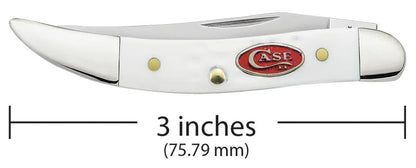 Case SparXX™ Standard Jig White Synthetic Small Texas Toothpick 60180 Pocket Knife