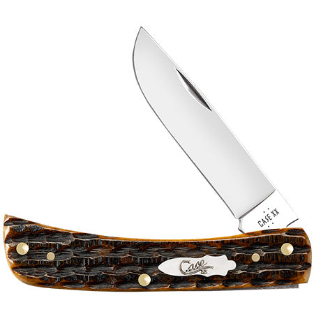 Dark Molasses Bone Kinfolks Jig Sod Buster Jr 12774 Pocket Knife